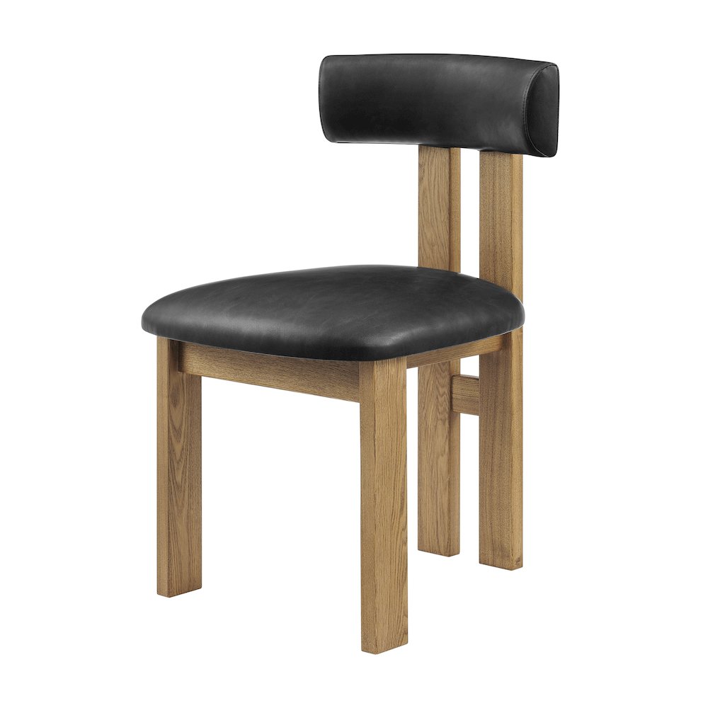 Hailey Faux Leather Dining Side Chair, (Set of 2). Picture 1