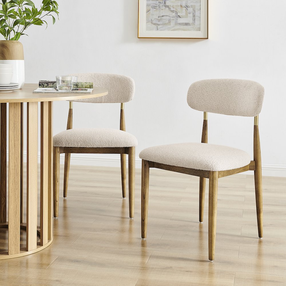 Verna Boucle Dining Side Chair, (Set of 2). Picture 10