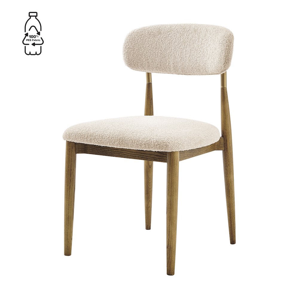 Verna Boucle Dining Side Chair, (Set of 2). Picture 1