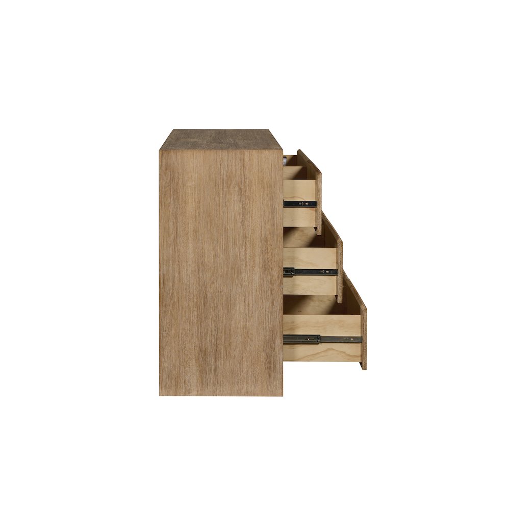 Zerano 6-Drawer Dresser - Brushed Smoke. Picture 8
