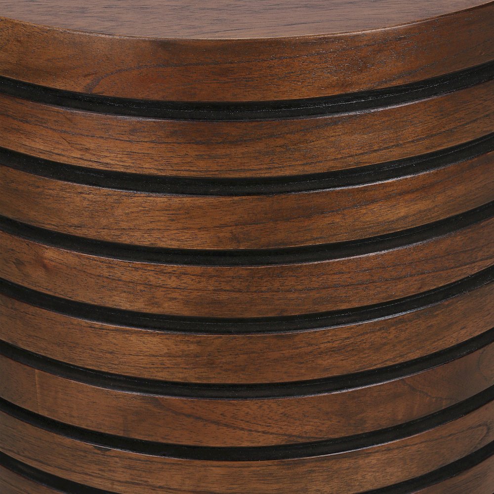 Corvin Accent Table - Walnut. Picture 6