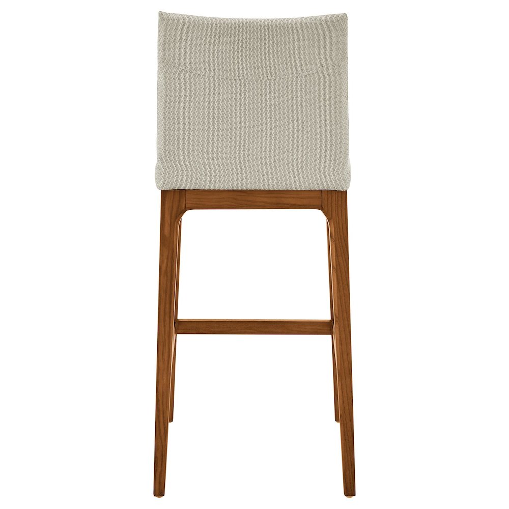 Devon Fabric Counter Stool Walnut Legs, (Set of 2). Picture 3