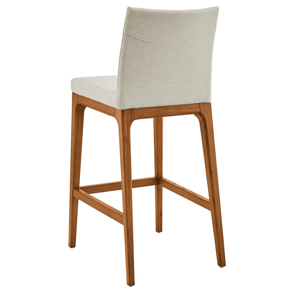 Devon Fabric Counter Stool Walnut Legs, (Set of 2). Picture 4