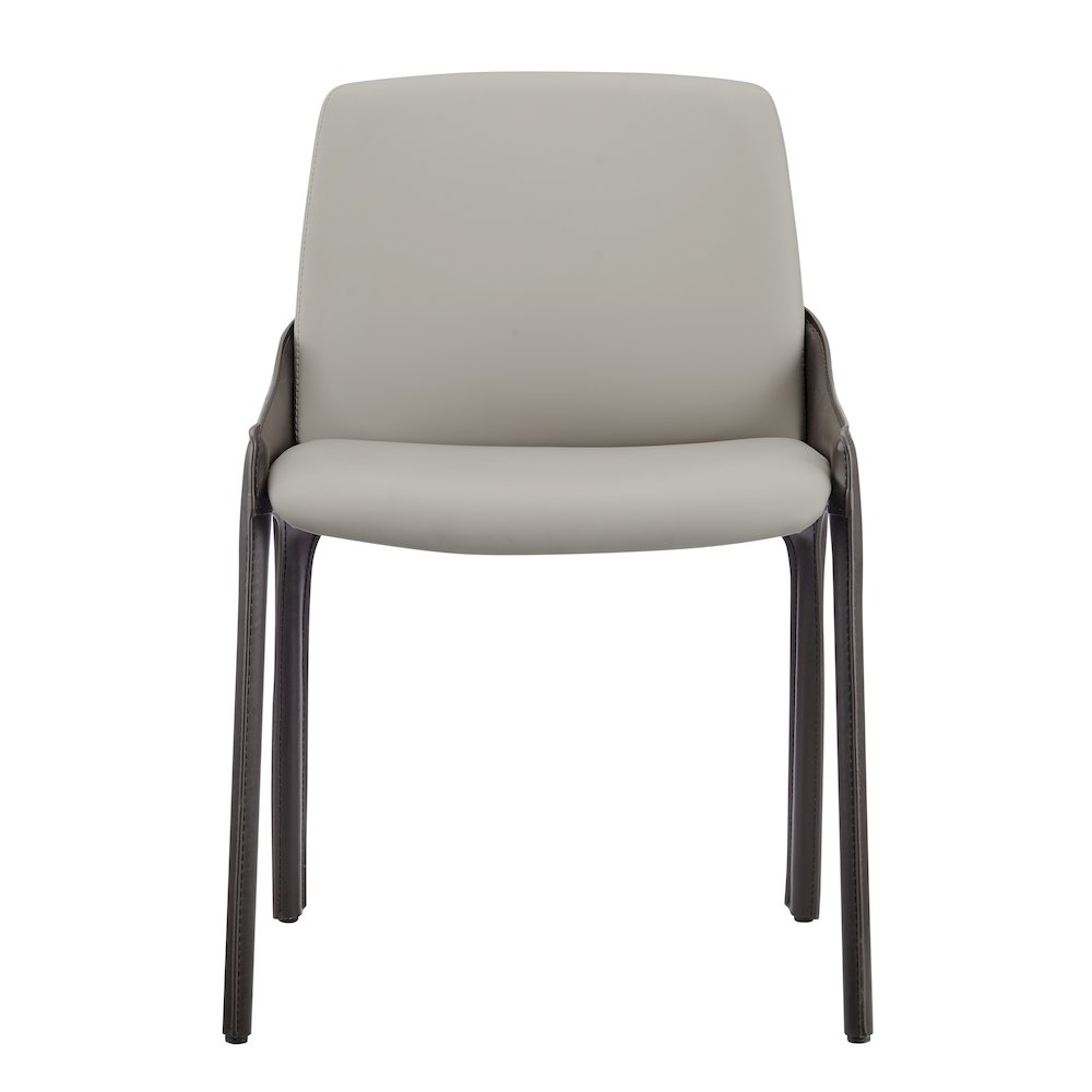 Stella Faux Leather Dining Side Chair, (Set of 2). Picture 2