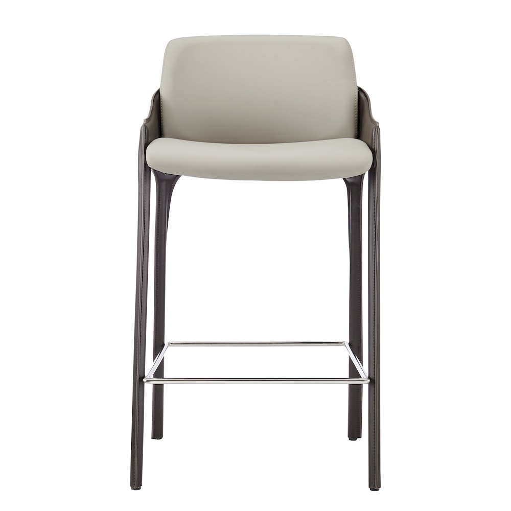 Stella Faux Leather Counter Stool, (Set of 2). Picture 2