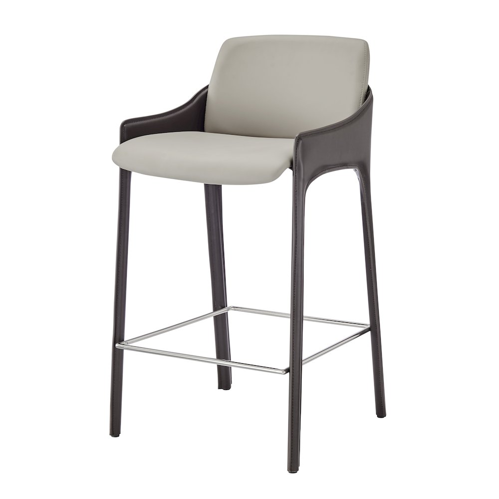 Stella Faux Leather Counter Stool, (Set of 2). Picture 1