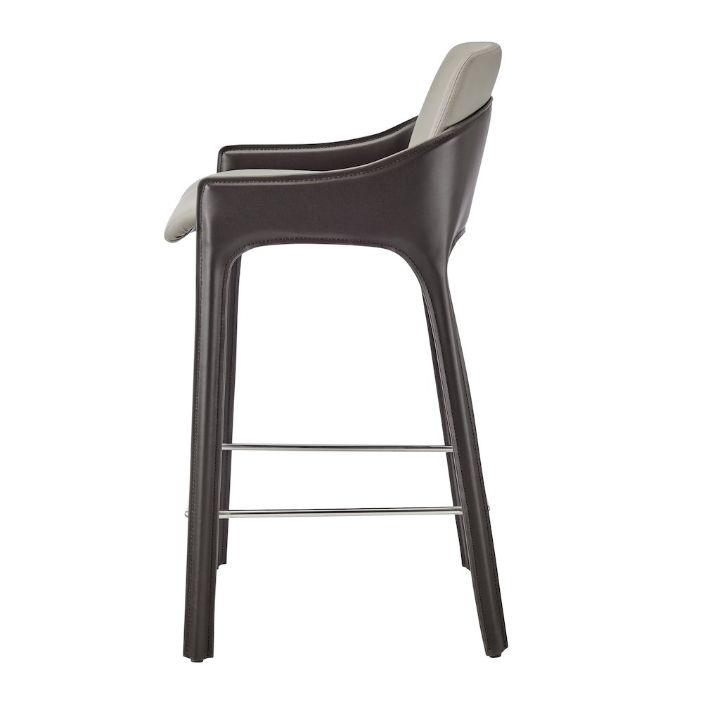 Stella Faux Leather Counter Stool, (Set of 2). Picture 3