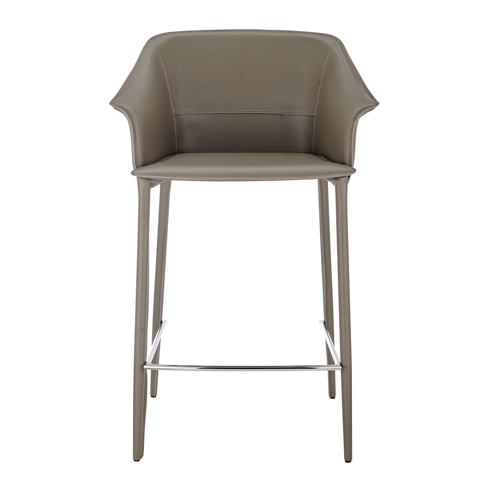 Callie Recycled Leather Counter Stool. Picture 2