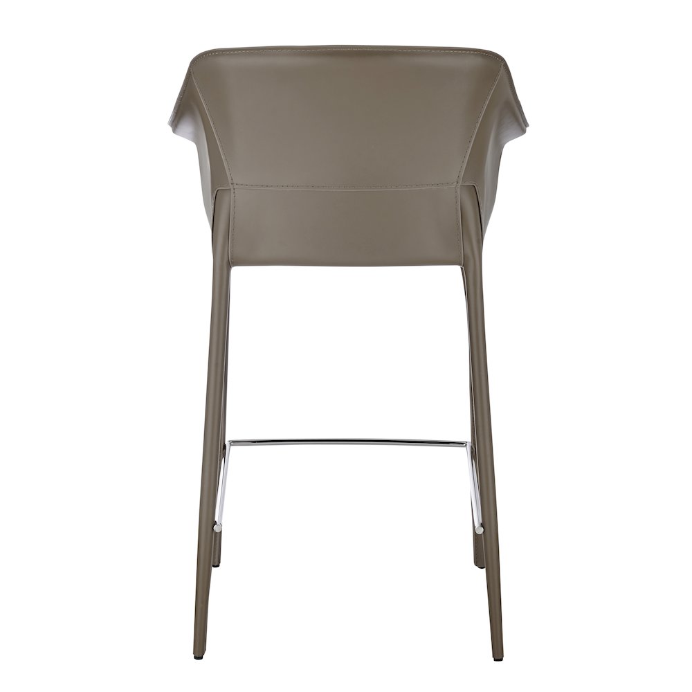Callie Recycled Leather Counter Stool. Picture 4