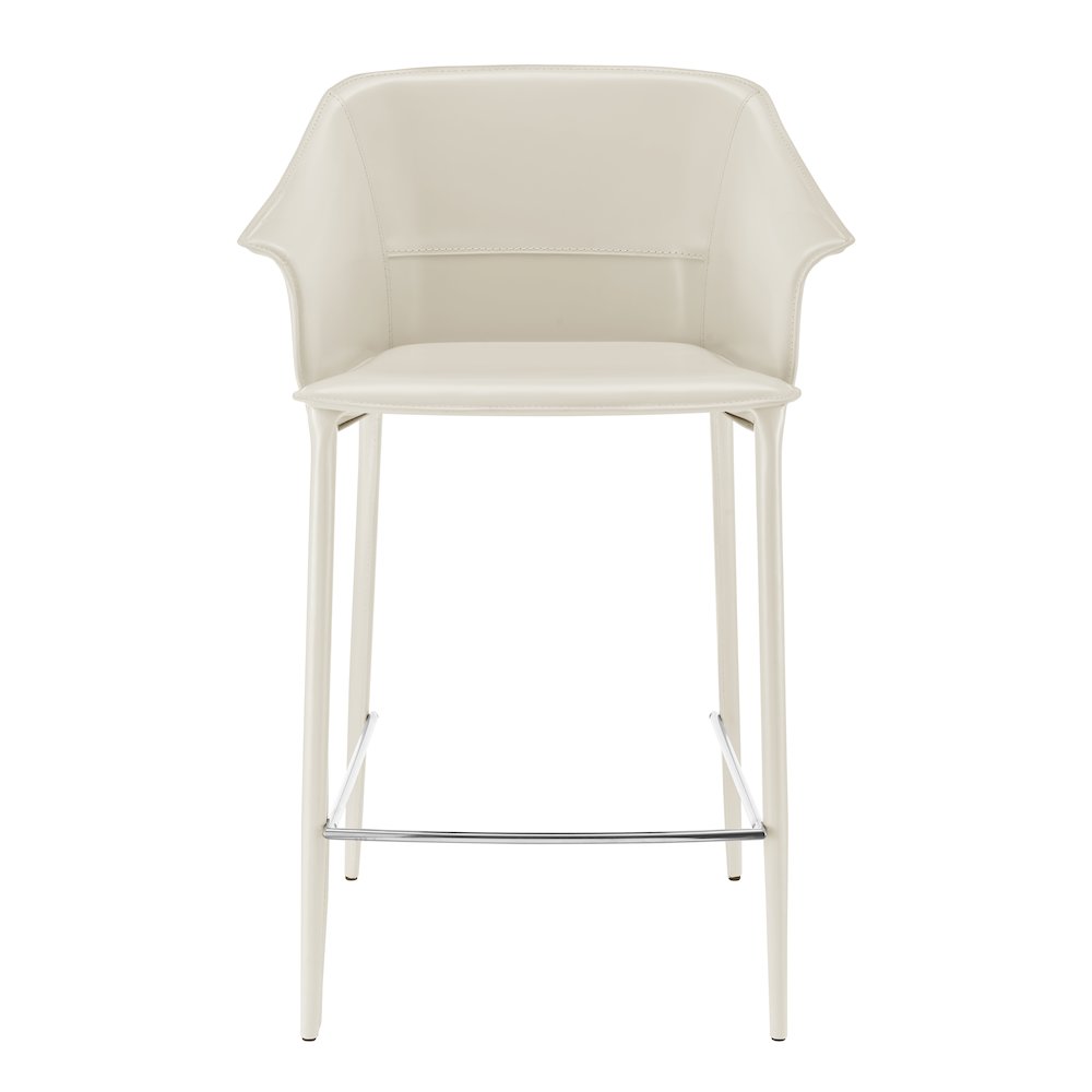 Callie Recycled Leather Counter Stool. Picture 2