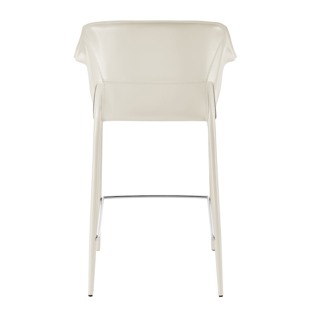 Callie Recycled Leather Counter Stool. Picture 4