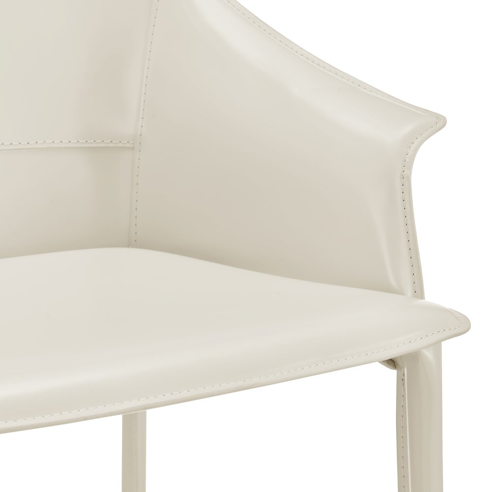 Callie Recycled Leather Counter Stool. Picture 8