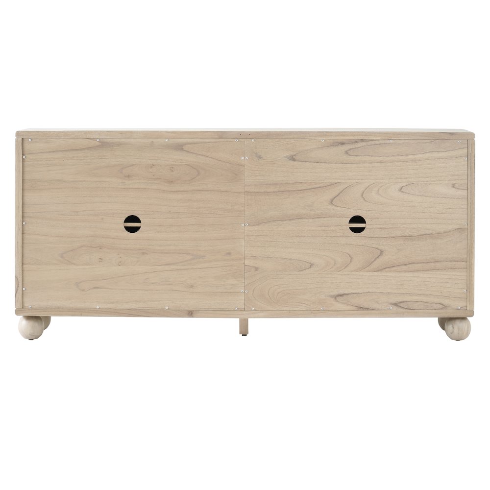 Harlyn 4-Door Buffet - Weathered Sand. Picture 5