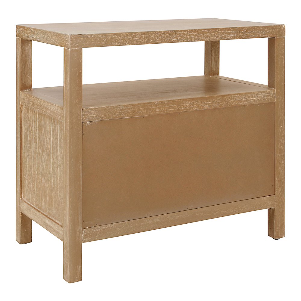 Terrena 2-Drawer Accent Table - Brushed Sand. Picture 6