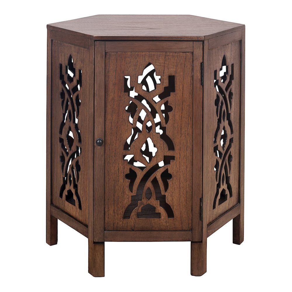 Seema Accent Table - Walnut. Picture 3