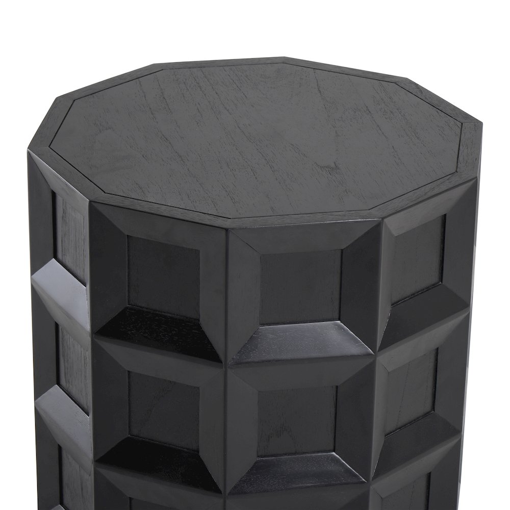 Finnan Accent Table - Black. Picture 5