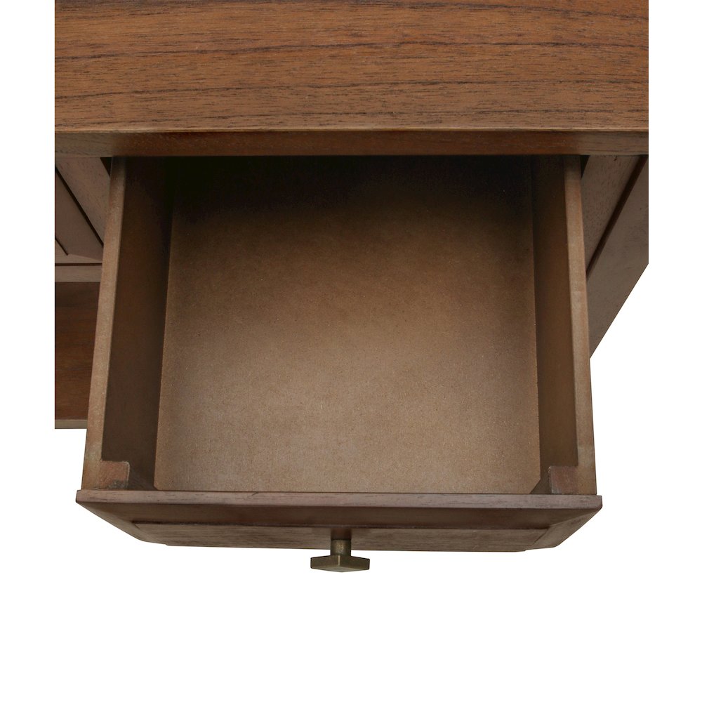 Wexford 3-Drawer Console Table - Walnut. Picture 9