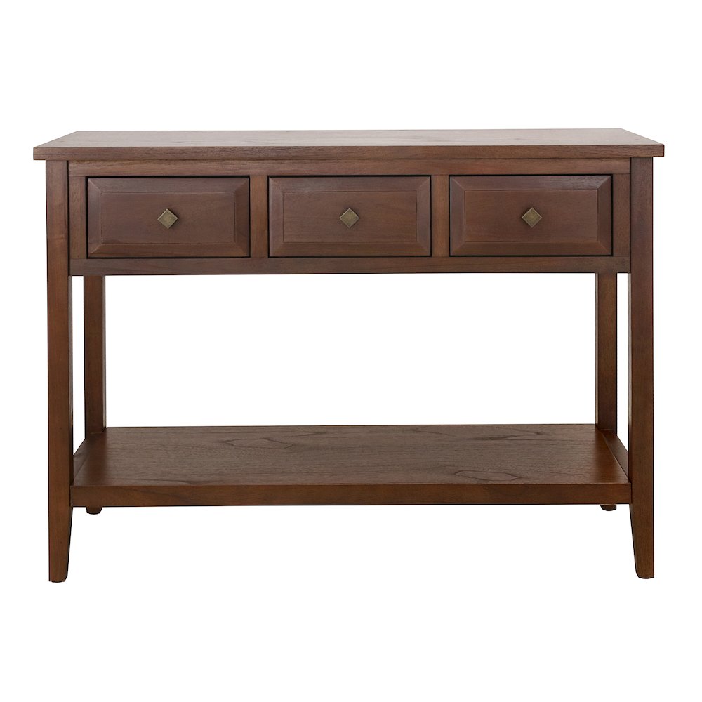 Wexford 3-Drawer Console Table - Walnut. Picture 3