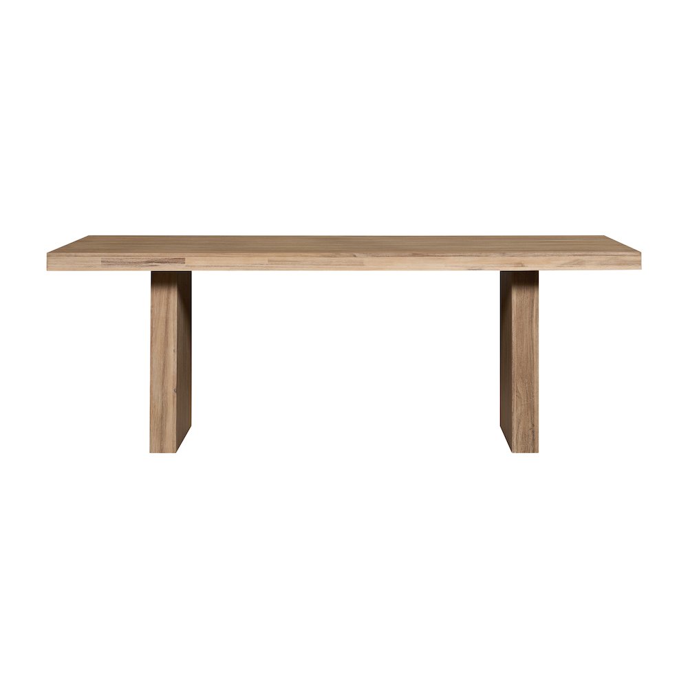 Zerano Dining Table - 84" - Brushed Smoke. Picture 3