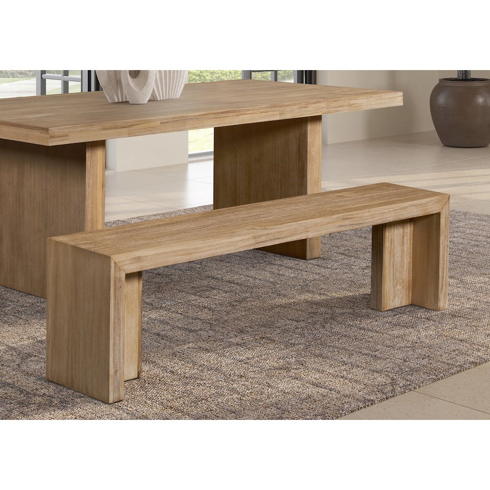 Zerano Bench - Brushed Smoke. Picture 2