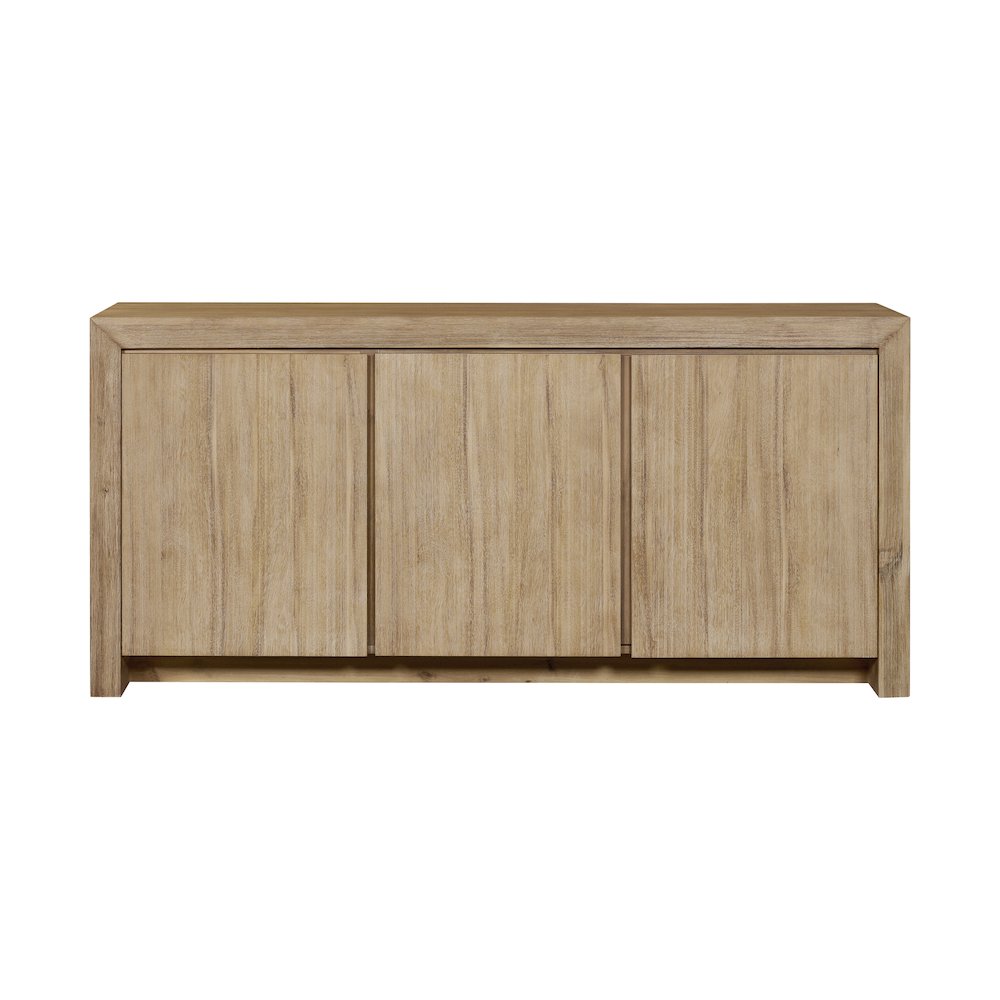 Zerano 3-Door Buffet - Brushed Smoke. Picture 3