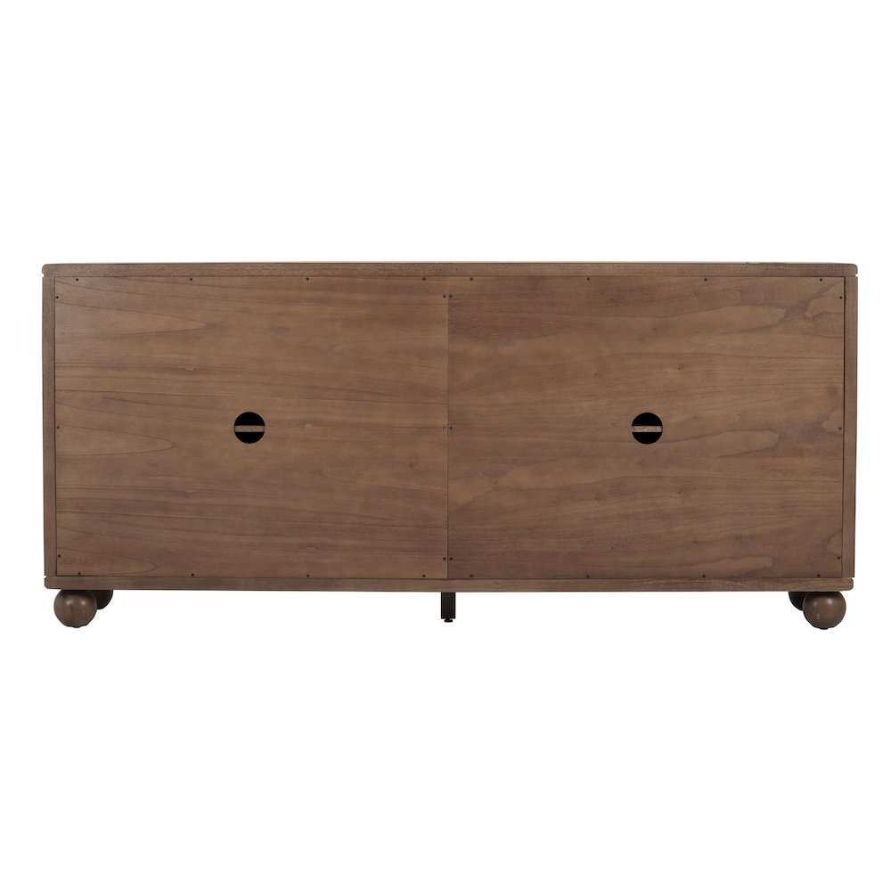 Harlyn 4-Door Buffet - Walnut. Picture 5