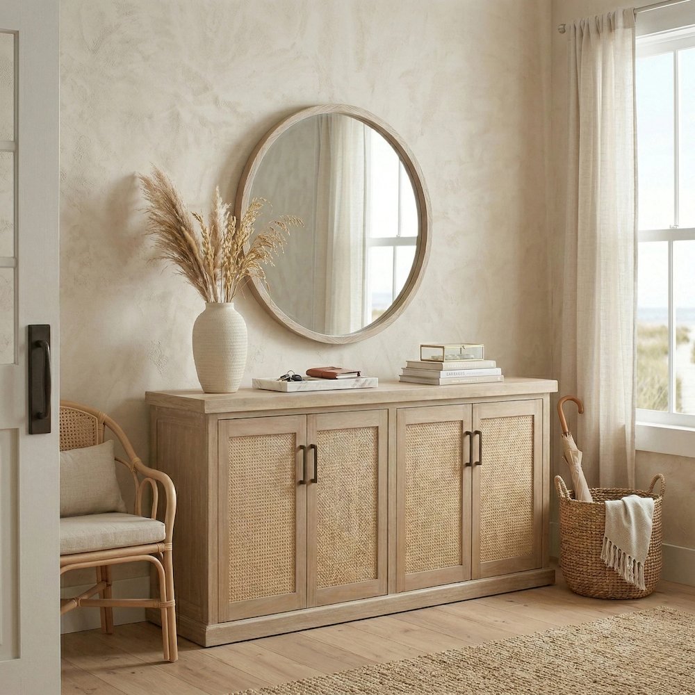 Armoni 4-Door Buffet - Brushed Sand. Picture 2