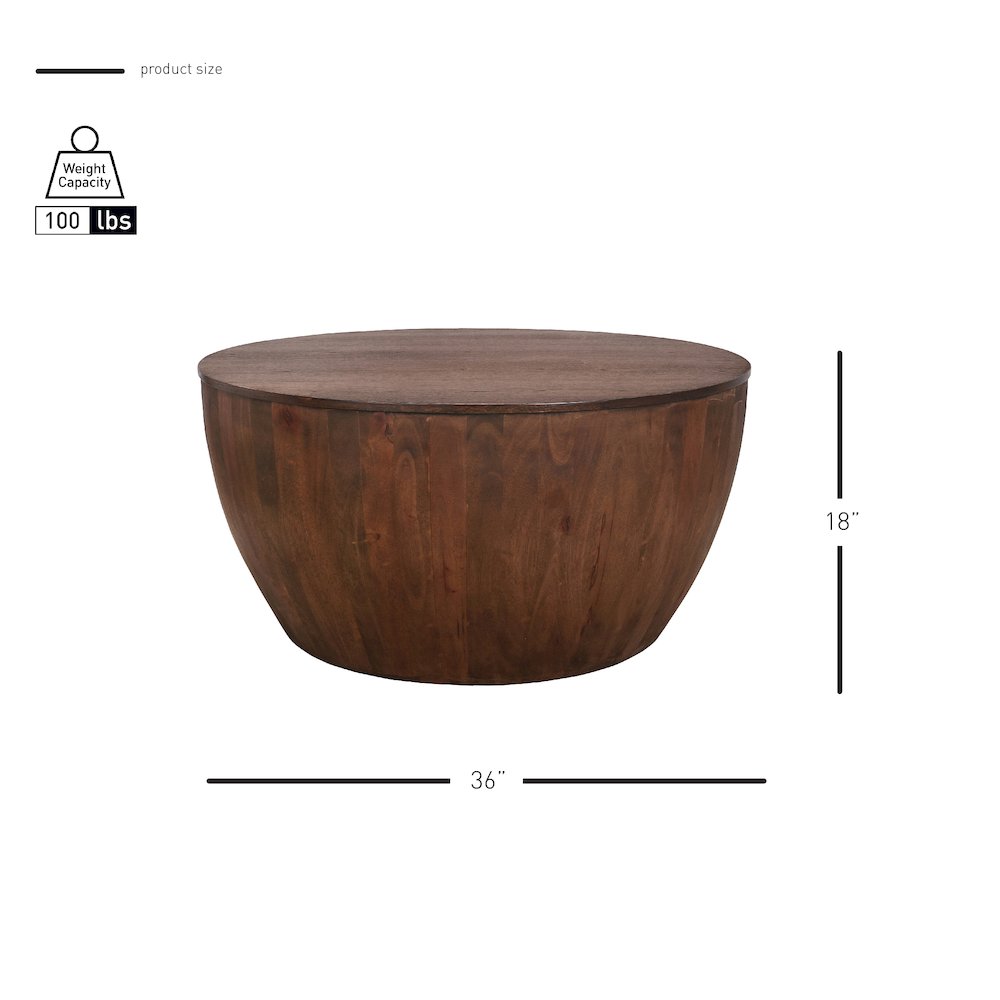 Sloane Coffee Table - Walnut. Picture 11