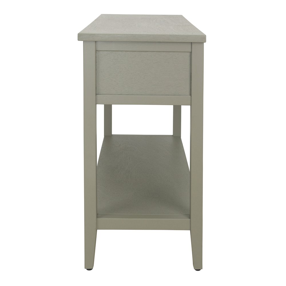 Wexford 3-Drawer Console Table - Sage Green. Picture 4