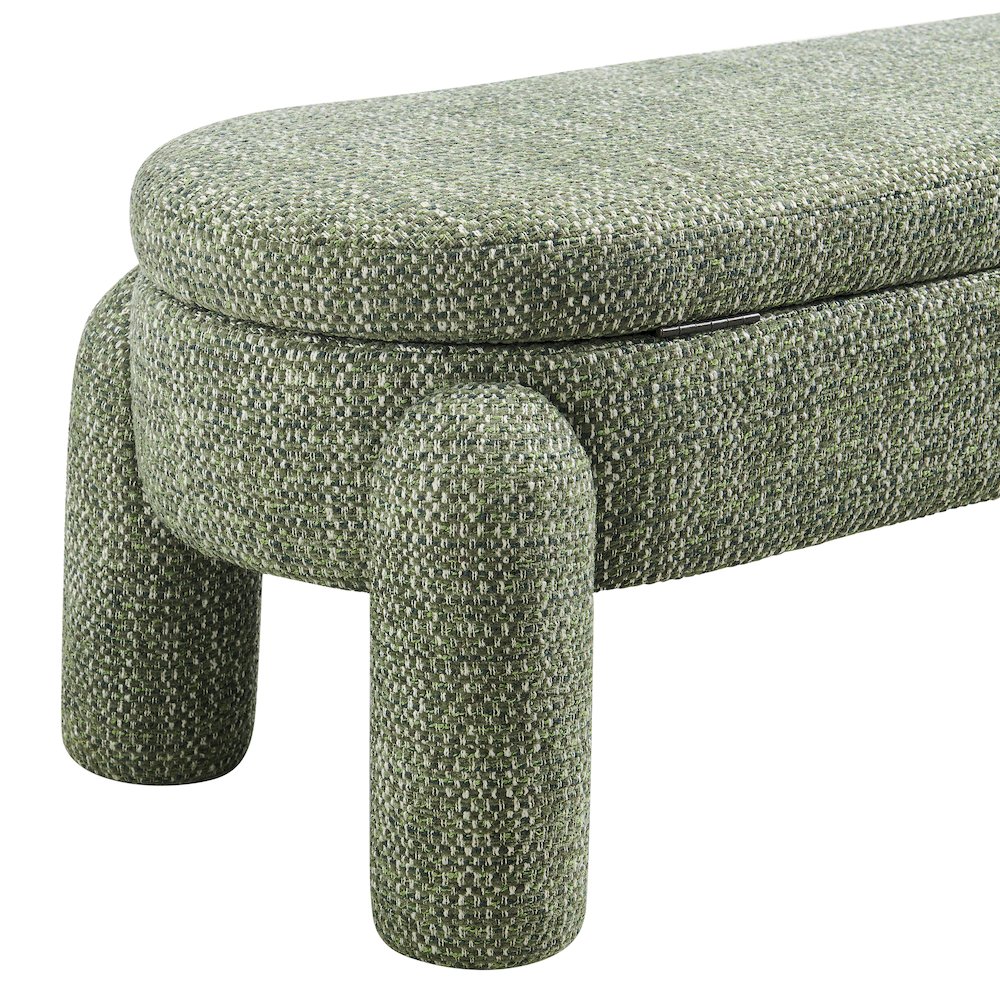 Bowden Bench - Salzburg Green Chenille. Picture 8