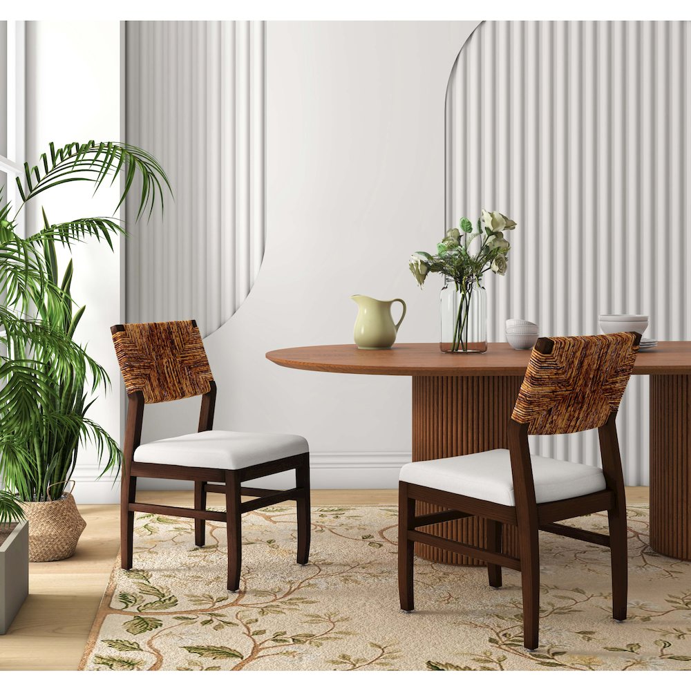 Lyon Abaca Dining Chair, (Set of 2). Picture 9