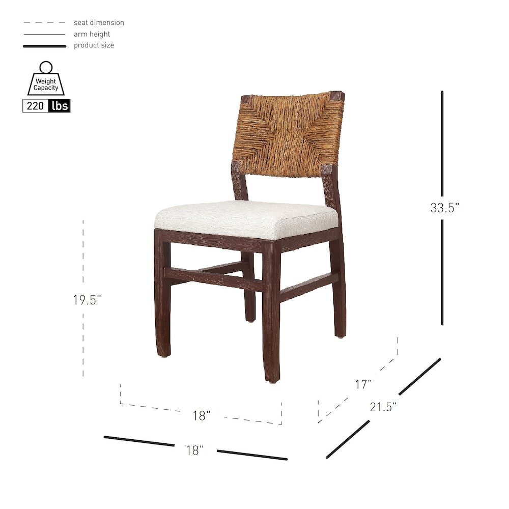 Lyon Abaca Dining Chair, (Set of 2). Picture 11
