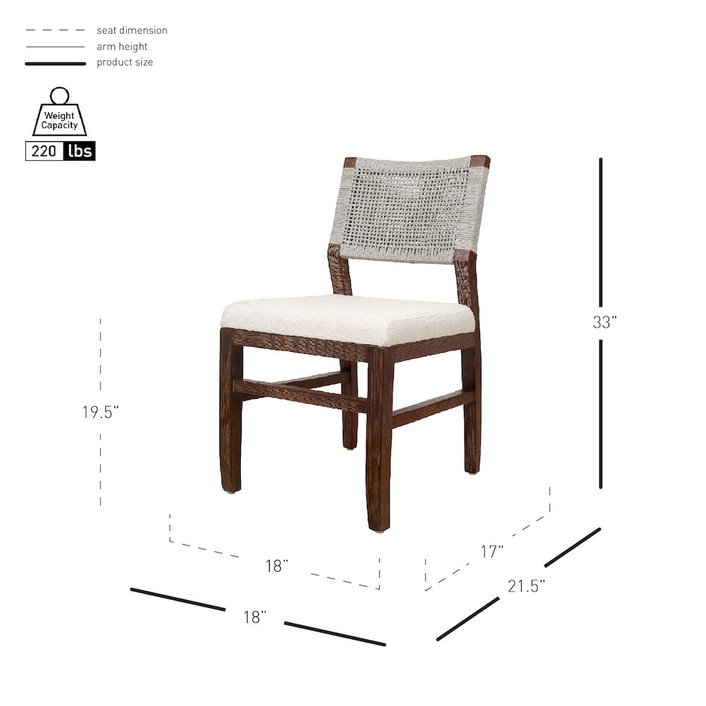 Pierre Rope Dining Chair, (Set of 2). Picture 11