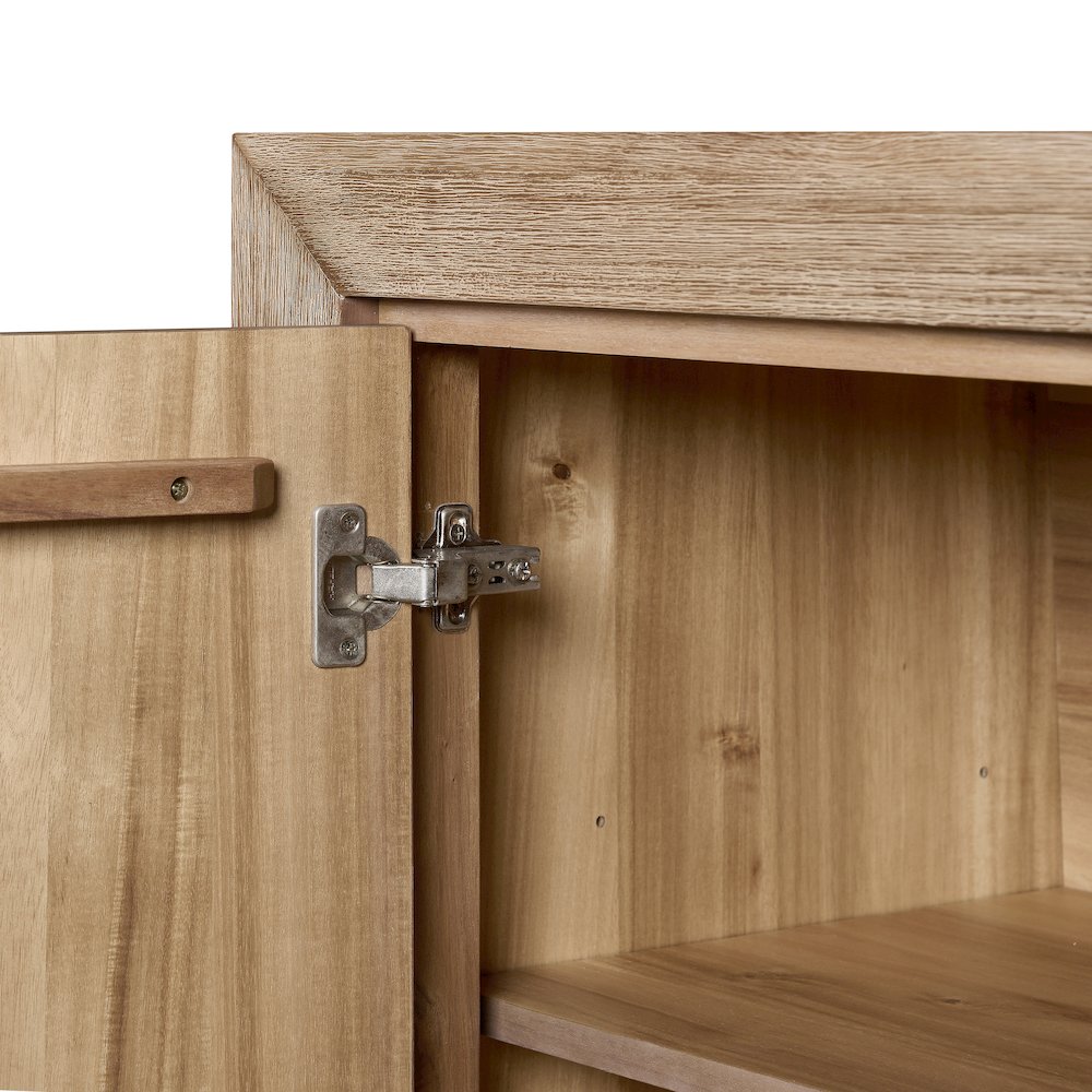 Zerano 3-Door Buffet - Brushed Smoke. Picture 11