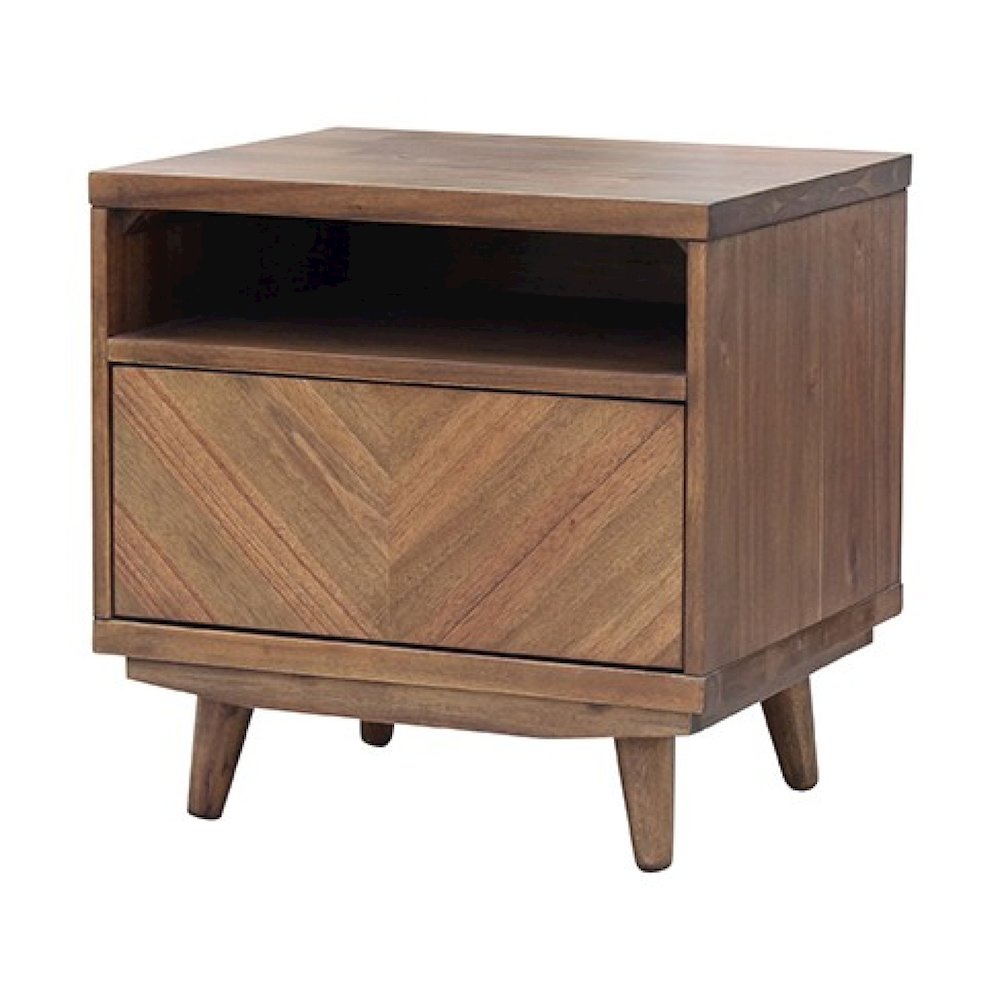 Piero Chevron Nightstand. Picture 1