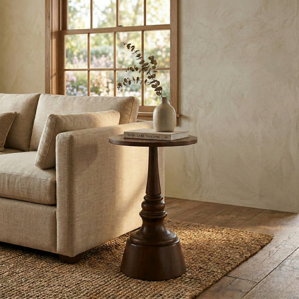 Lumi Accent Table - Walnut. Picture 8