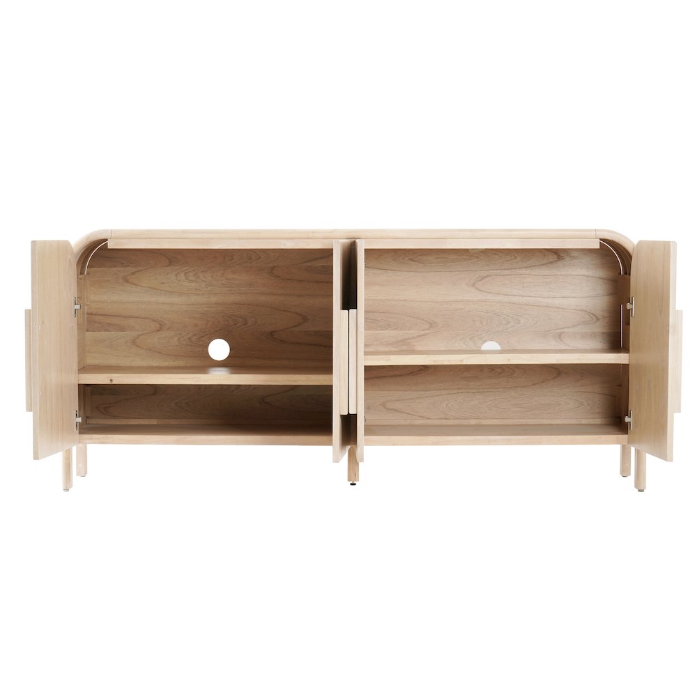 Serenia 4-Door Buffet - Weathered Sand. Picture 8