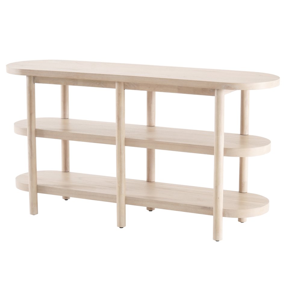 Lester Console Table - Weathered Sand. Picture 1