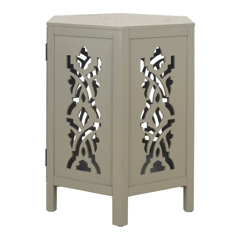 Seema Accent Table - Sage Green. Picture 5