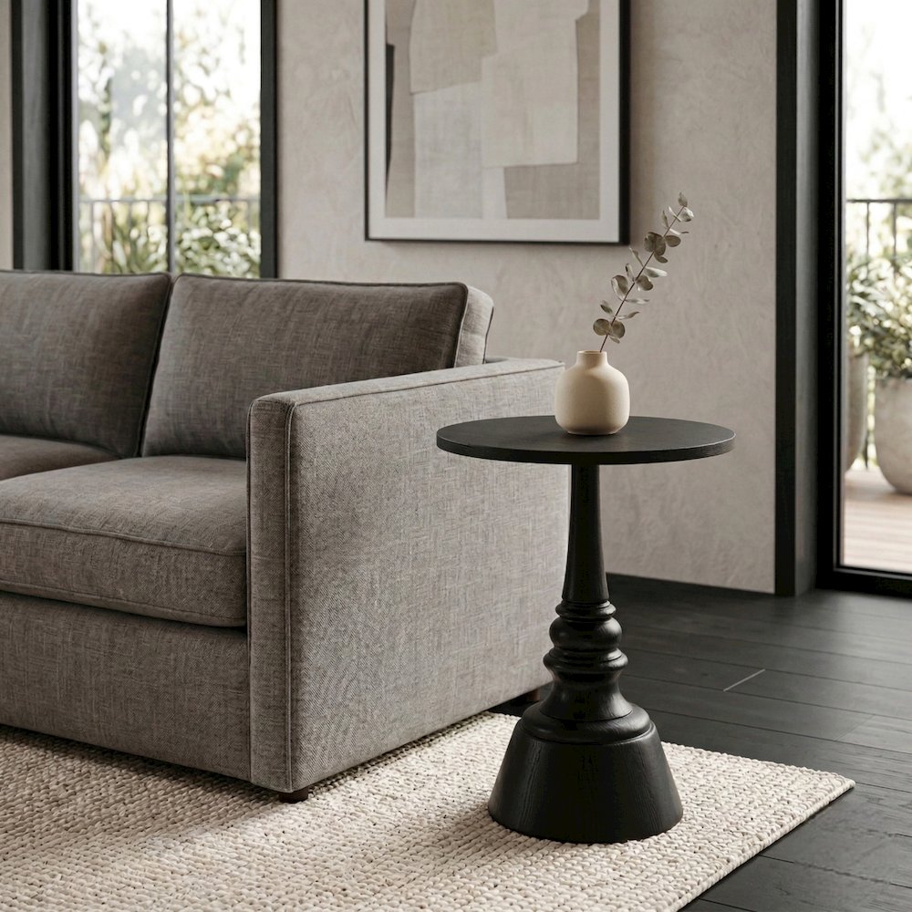 Lumi Accent Table - Black. Picture 9