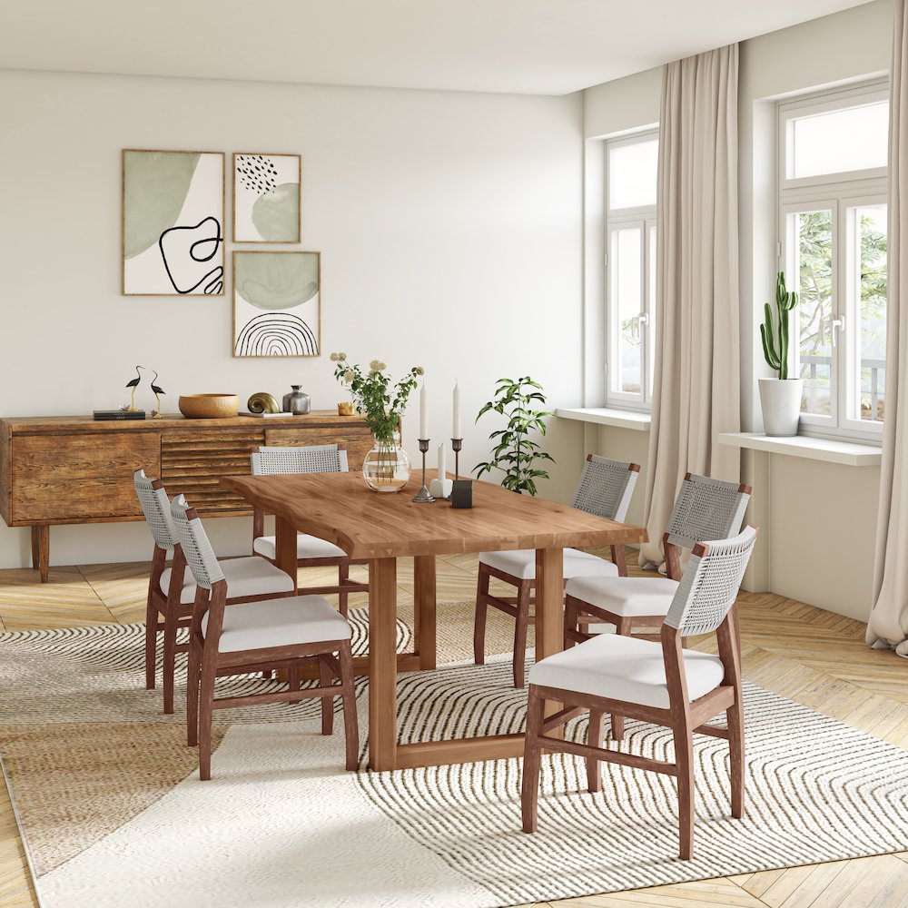 Windsor 79" Live-Edge Dining Table. Picture 5