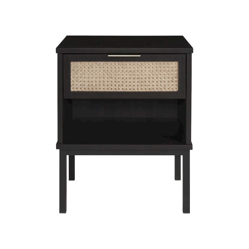 Caine Rattan Nightstand/Side Table. Picture 2