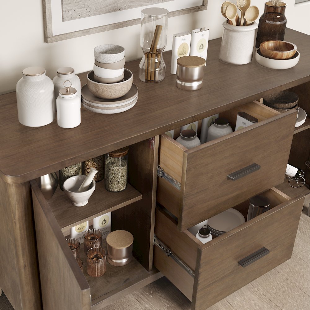 Bloomfield Sideboard 2 Drawers + 2 Doors. Picture 11