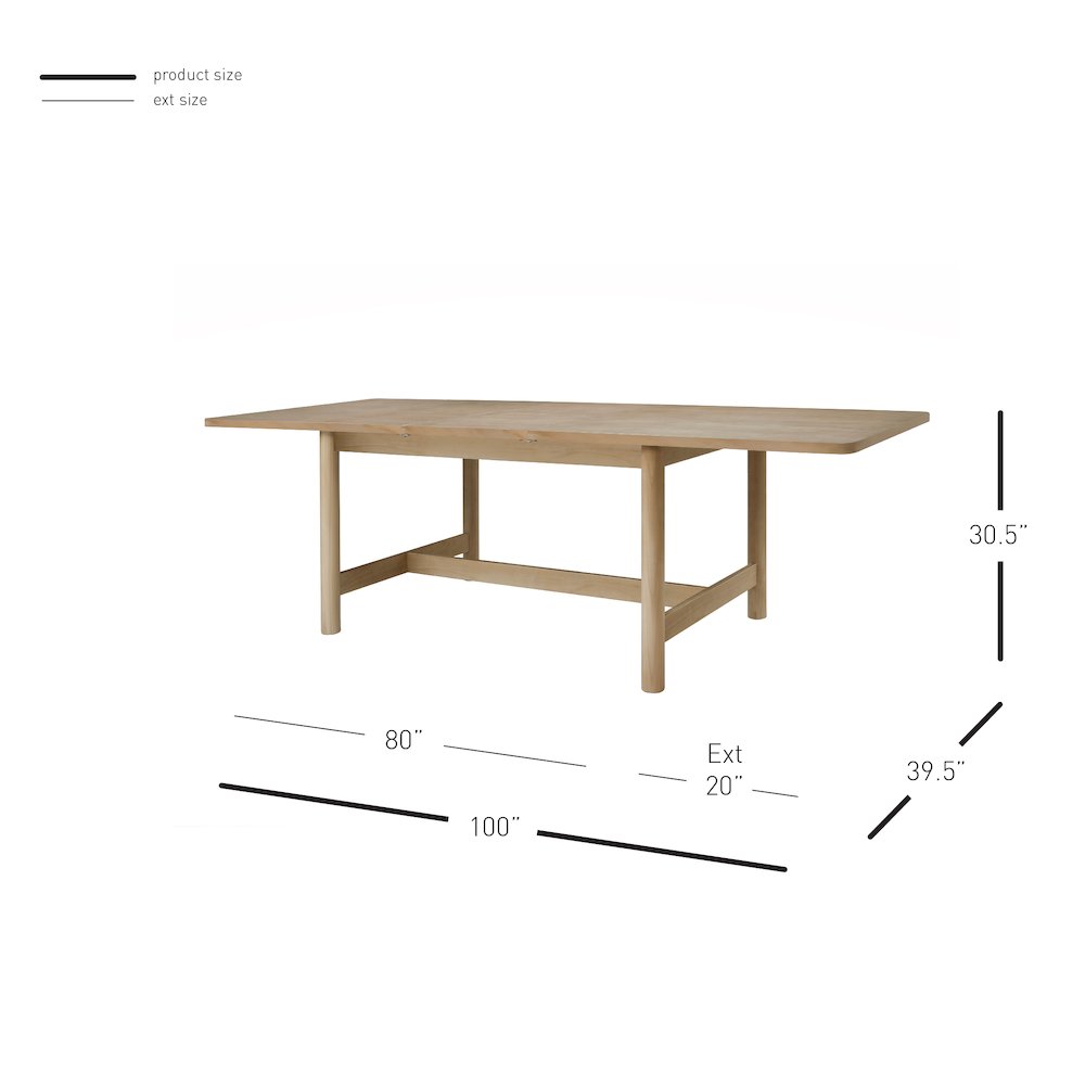 Bloomfield Butterfly Dining Table w/ 20" Ext. Picture 12