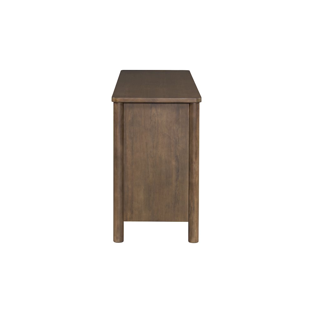 Bloomfield Dresser 6 Drawers, Dark Walnut. Picture 3
