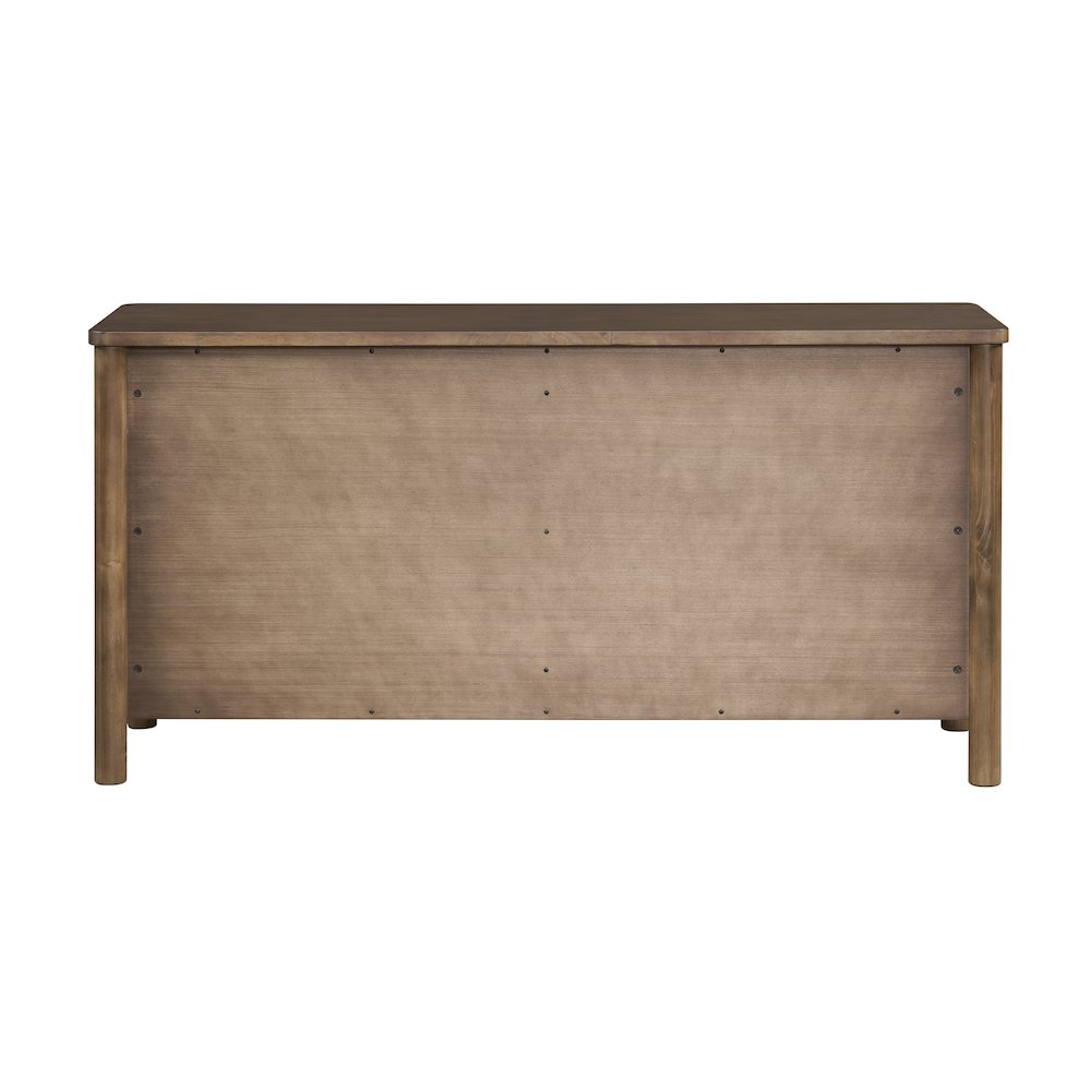 Bloomfield Dresser 6 Drawers, Dark Walnut. Picture 4