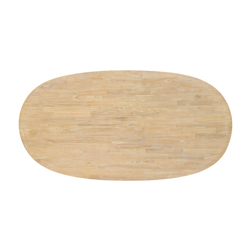 Drego 79" Oval Dining Table. Picture 4