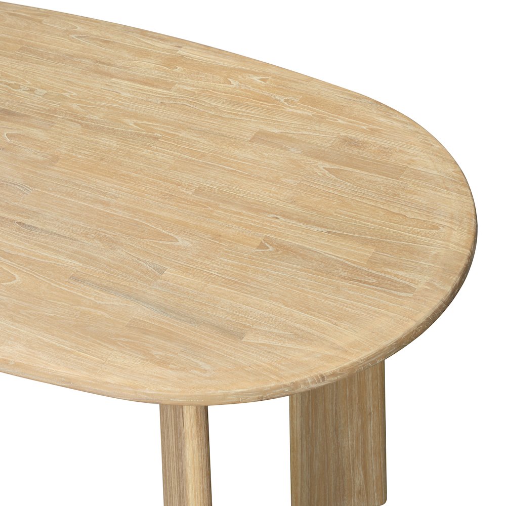 Drego 79" Oval Dining Table. Picture 5