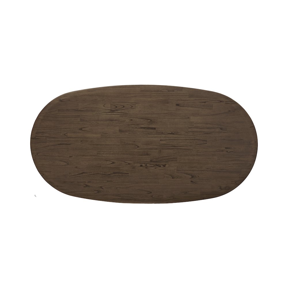 Drego 79" Oval Dining Table. Picture 4