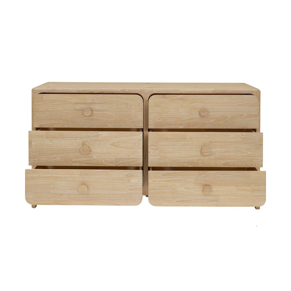 Hansville Dresser 6 Drawers. Picture 7